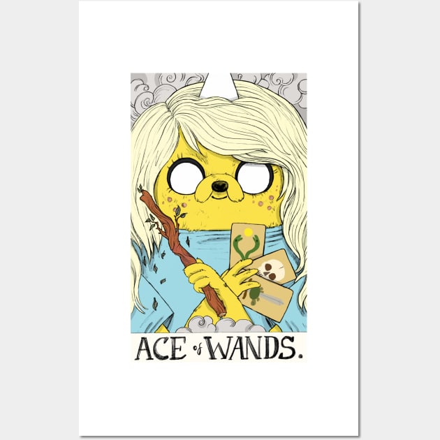 Charlie as Ace of Wands Wall Art by sadnettles